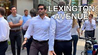 NEW YORK CITY Walking Tour 4K - LEXINGTON AVENUE