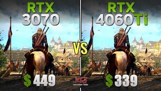 RTX 3070 vs RTX 4060 Ti 8GB  Tested in 15 games