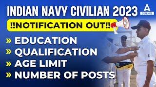 Indian Navy Recruitment 2023  Indian Navy Civilian Recruitment 2023 - Salary Syllabus