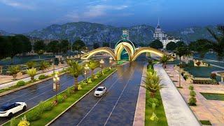 3D Architectural  housing scheme  Khyber city  3D Animation housing society  3D Visualization