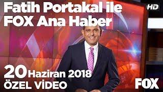 Erdoğan - İnce atışması tam gaz devam ediyor 20 Haziran 2018 Fatih Portakal ile FOX Ana Haber