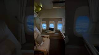 Emirates’ Boeing 777 has virtual windows in First Class #emirates #aviation #boeing #luxury #shorts