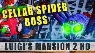 Luigis Mansion 2 HD Spider Boss - How to beat the Cellar Spider - Nintendo Switch