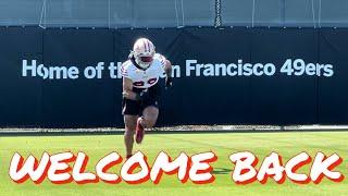 49ers SS Talanoa Hufanga Practices A Week Before the Season Opener