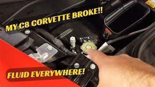 First C8 Corvette PROBLEM What to do if you get the Service Lift System light?  Bonus My Z06 Spec