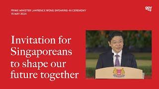 Invitation for Singaporeans to shape our future together