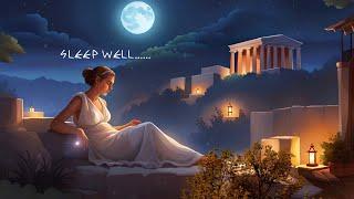 Relaxing Ancient Greek Kithara Music For Sleep & Calm Night Ambience  Fantasy Ancient Greek Harp