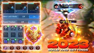 BEST GUSION SETTINGS CONTROL 2023 & GUSION BEST BUILD 2023  TUTORIAL GUSION 2023 - MLBB