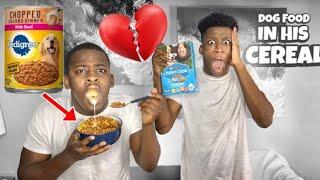 DOG FOOD IN CEREAL PRANK ON BOYFRIEND