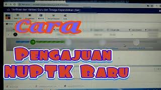 Pengajuan NUPTK Baru Secara Online Di VervalPTK