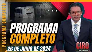 Chimalhuacán bajo el agua tras intensas lluvias  Ciro  Programa Completo 26junio2024