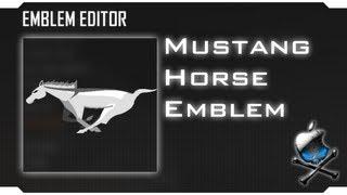 Black Ops 2 - Mustang Horse suggested Emblem Emblem Tutorial