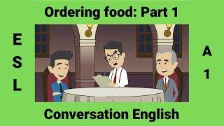 How to Order Food in a Restaurant Part 1  Travel English  Modal Verbs