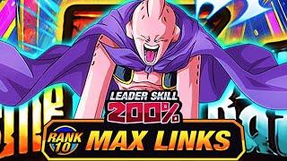 GREAT EZA?? LEVEL 10 LINKS 100% SHAPE UP MAJIN BUU DBZ Dokkan Battle