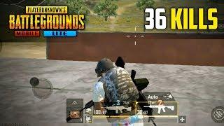 PUBG Mobile Lite 36 Kills Squad Gameplay  New World Record