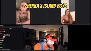 Island Boys Flirt on Zherka’s stream