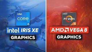 Intel Iris XE Graphics VS AMD Radeon Vega 7 Graphics - Intel Core i5-1235U VS AMD Ryzen 5500U