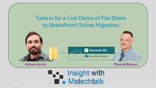 Tune in for a Live Demo of File Share to SharePoint Online Migration