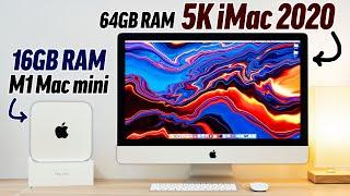 $899 M1 Mac mini vs $2549 iMac 5K - Ultimate Comparison