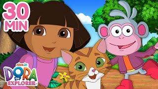 Dora the Explorer FULL EPISODES Marathon  5 Full Episodes - 2 Hours Dora Saves Fairytale Land hdm