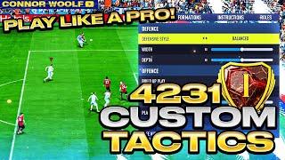 The 4231 is UNFAIR  FC24 Best Pro Custom Tactics 