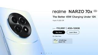 Realme Narzo 70x Launched In India Best Budget 5g Phone???