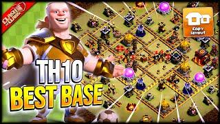 TH10 WAR BASE WITH LINK  ANTI 3 STAR Clash of Clans