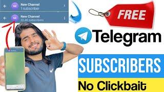 free telegram subscribers 2023  telegram subscriber kaise badhaye free