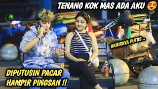 PRANK DIPUTUSIN PACARNYA DISAMPING GADIS CANTIK BEGINI REAKSINYA ‼️