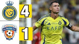 Al Nassr vs Al Feiha  Today Full Highlights  Saudi Pro League 2024   Ronaldo 