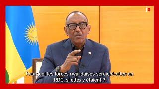 President Kagame discusses Tshisekedi’s threats M23 & the DRC Burundi & FDLR alliance