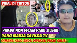 Gempar Mbak Hijab Paksa Non Islam Pake Jilbab Mau gk klo dipaksa pakai SALIB⁉️