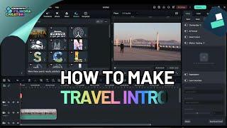 Create Travel Video Motion Tracked Intro Using Filmora  China Travel