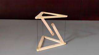 How to make Anti-gravity Structure  science project  Tensegrity structure