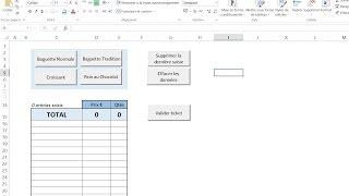 Se faire une caisse enregistreuse sur Excel + lien fichier