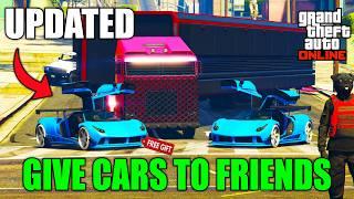 NEW GIVE CARS TO FRIENDS METHOD GTA 5  AFTER PATCH TRADE CARS