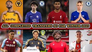 NEW CONFIRMED TRANSFERS WINTER 2023    Mudryk Weghorst Joao Felix Georginio Rutter  