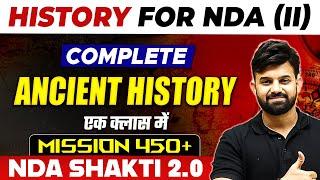 NDA History Ancient History  NDA Shakti 2.0 2024