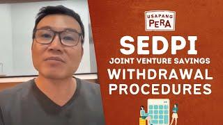 Vince Rapisura 2358 SEDPI Joint Venture Savings withdrawal procedures