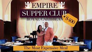 Royal Caribbeans Icon of the Seas Empire Supper Club. Is it worth the hefty price tag?