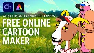 Free Online Cartoon Maker Adobe Express Tutorial