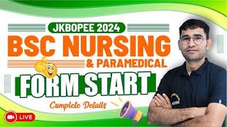 JKBOPEE Form 2024  JKBOPEE BSC NURSING ENTRANCE EXAM 2024  JKBOPEE PARAMEDICAL 2024