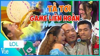 Ông chú Tiến Luật tả tơi loạt GAME LIÊN HOÀN Trường Giang vào đội nào thua đội đó  7 Nụ Cười Xuân