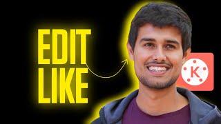 How To EDIT like Dhruv Rathee in KineMaster Similar Effects