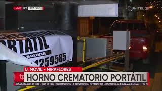 Ingenieros crean un horno crematorio portatil en La Paz y esperan comercializarlo