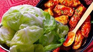 Как снять капустные листья и Безумно Вкусные голубцы в духовке