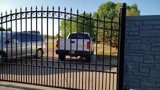 Installed Steel Driveway Gate 14X6FT Under $2000 DIY