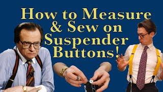 How to add Buttons for your SuspenderBraces.