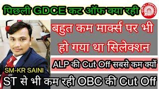 पिछली GDCE भर्ती Cut Off  ALP की कटऑफ रहती सबसे कम  रेलवे भर्ती जीडीसीई अपडेट@kreducationhub6163