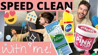 CLEAN WITH ME  FULL HOUSE CLEANING ROUTINE UK  EASY SPEED CLEANING MOTIVATION 2020  MR CARRINGTON